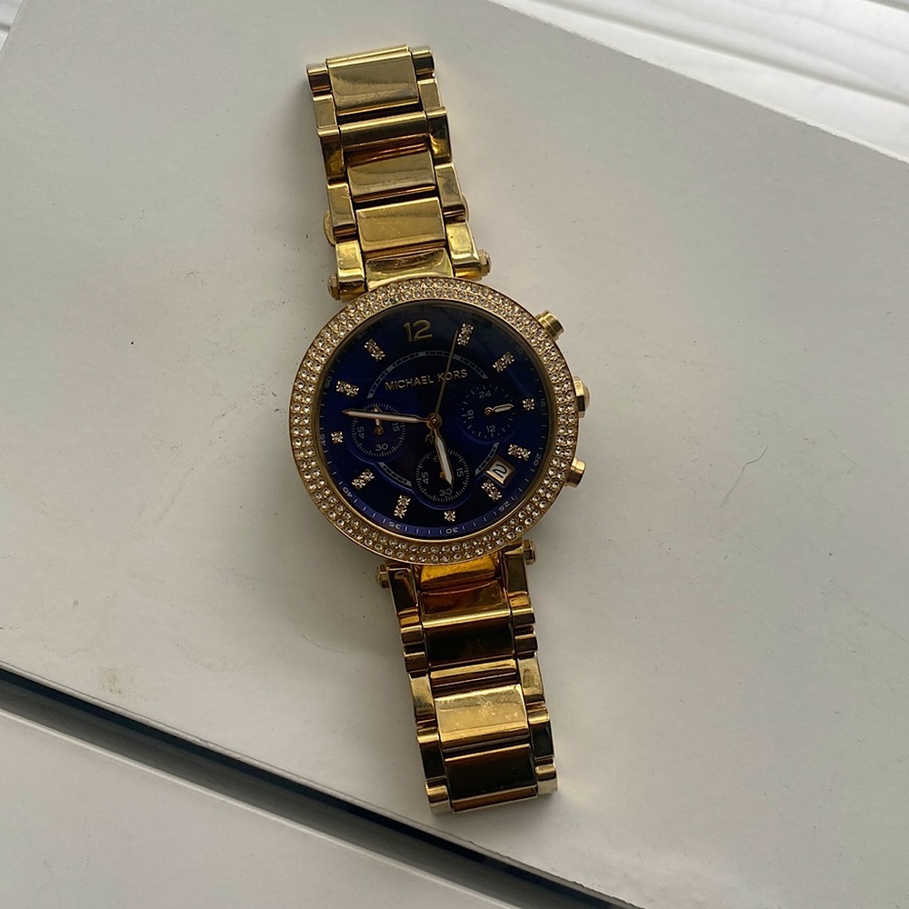 MICHAEL KORS - PARKER NAVY BLUE DIAL WOMEN'S WATCH MK6262